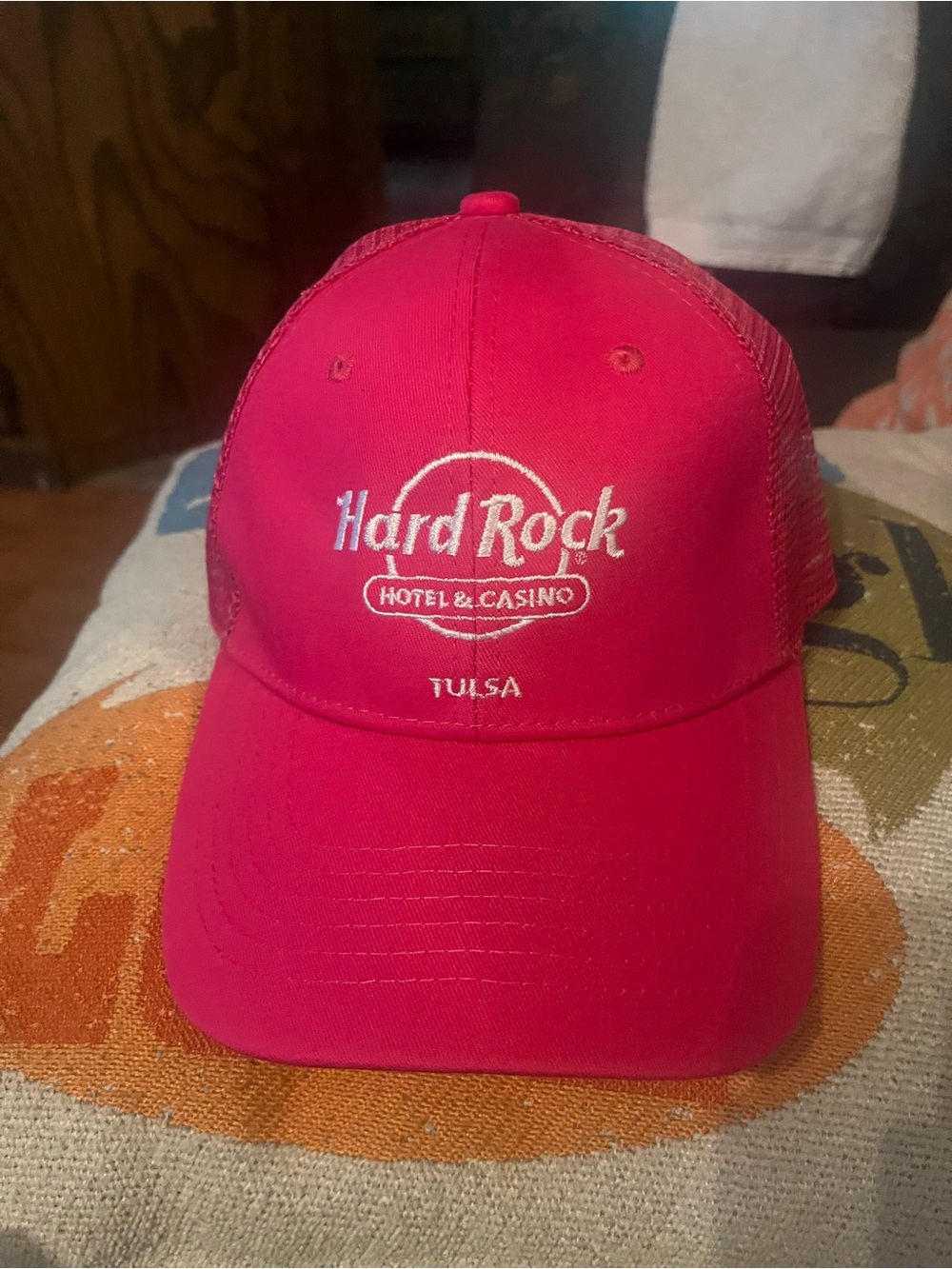 Hard Rock Cafe Pink Tulsa Trucker Hat